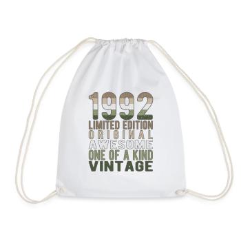 Edition limitée depuis 1992 Anniversaire Millésime 1992 - Sac de sport léger - blanc - Devant