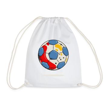 Soccer Pop Art Design - Drawstring Bag - white - Front