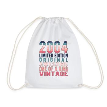 Edition limitée depuis 2004 Anniversaire Millésime 2004 - Sac de sport léger - blanc - Devant