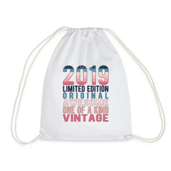 Edition limitée depuis 2019 Anniversaire Millésime 2019 - Sac de sport léger - blanc - Devant