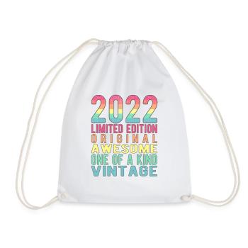 Edition limitée depuis 2022 Anniversaire Millésime 2022 - Sac de sport léger - blanc - Devant