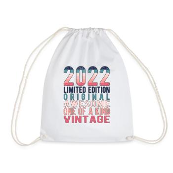 Edition limitée depuis 2022 Anniversaire Millésime 2022 - Sac de sport léger - blanc - Devant