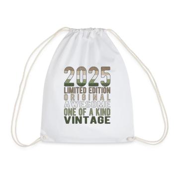 Edition limitée depuis 2025 Anniversaire Millésime 2025 - Sac de sport léger - blanc - Devant