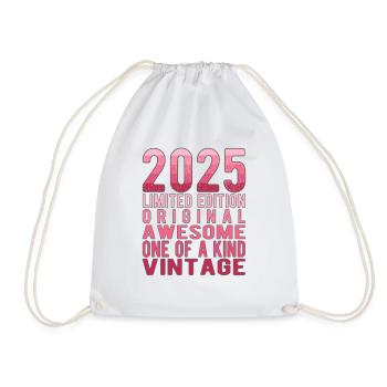 Edition limitée depuis 2025 Anniversaire Millésime 2025 - Sac de sport léger - blanc - Devant