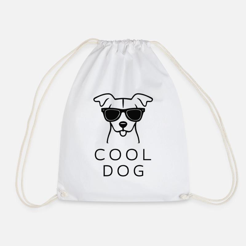 CHIEN COOL - Sac de sport léger - blanc
