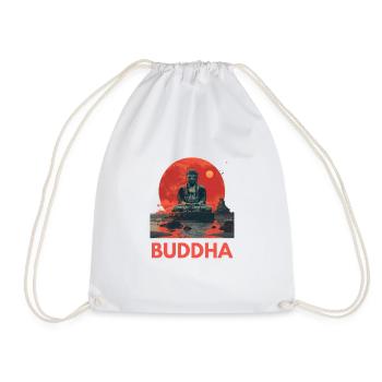 Bouddha, Bouddhiste, Namaste, Méditation, Bouddhisme - Sac de sport léger - blanc - Devant