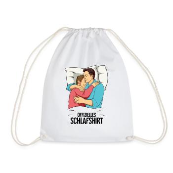 Chemise de nuit officielle pour homme gay - Sac de sport léger - blanc - Devant