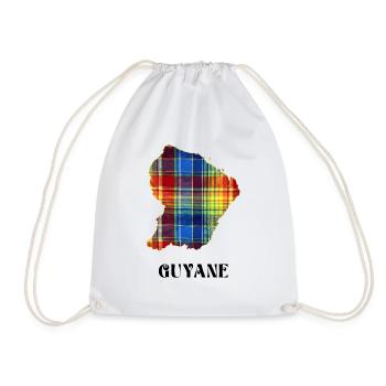 Guyane Française Madras Homme Femme Et Enfant - Sac de sport léger - blanc - Devant