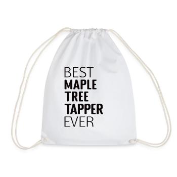 Meilleur érable d’érable d’entaillage Maple Leaf - Sac de sport léger - blanc - Devant