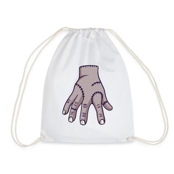 Main de zombie - Sac de sport léger - blanc - Devant