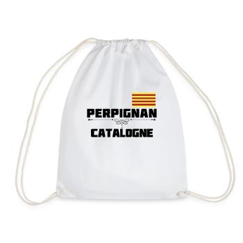 Rugby Club Perpignan Catalogne Supporter Catalan - Sac de sport léger - blanc - Devant