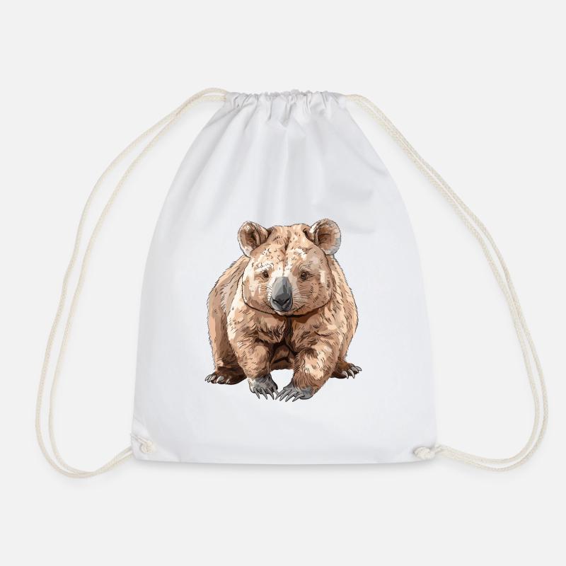 Wombat - Turnbeutel - Weiß