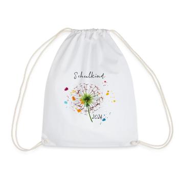 Schoolchild 2024 - Dandelion - Drawstring Bag - white - Front