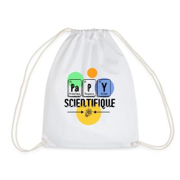Papy scientifique - Sac de sport léger - blanc - Devant