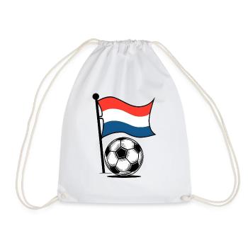 Football néerlandais - Sac de sport léger - blanc - Devant