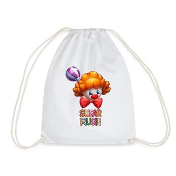 SUGAR RUSH - Drawstring Bag - white - Front