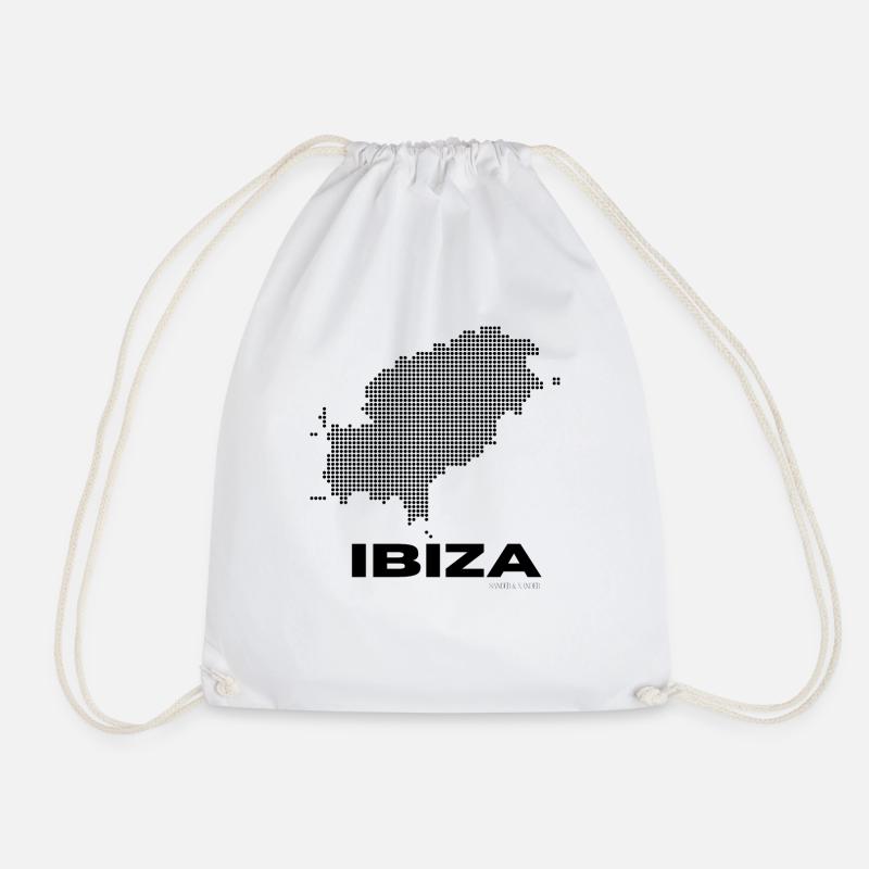 IBIZA - Drawstring Bag - white