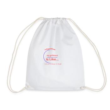 a nice t-shirt for couples - Sac de sport léger - blanc - Devant