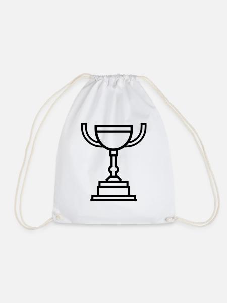 Trophäe - Turnbeutel - Weiß