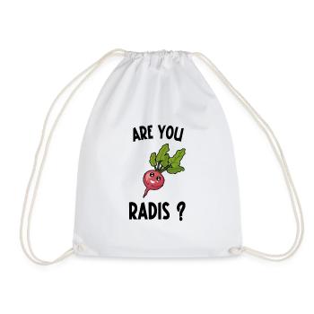 are you radis - Sac de sport léger - blanc - Devant