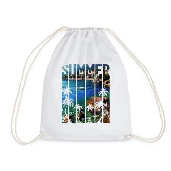 Croatie Croatie Hrvatska voyage été opatija - Sac de sport léger - blanc - Devant