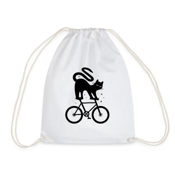 Roue Cat Lover - Sac de sport léger - blanc - Devant