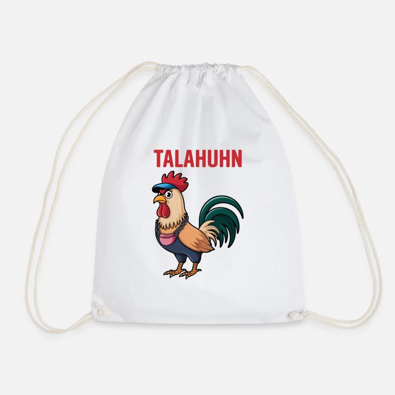 Tala Huhn Talahon Meme Lustig Spruch TalaHuhn - Turnbeutel - Weiß