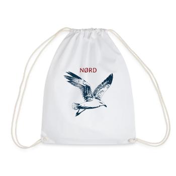 North Seagull - Drawstring Bag - white - Front