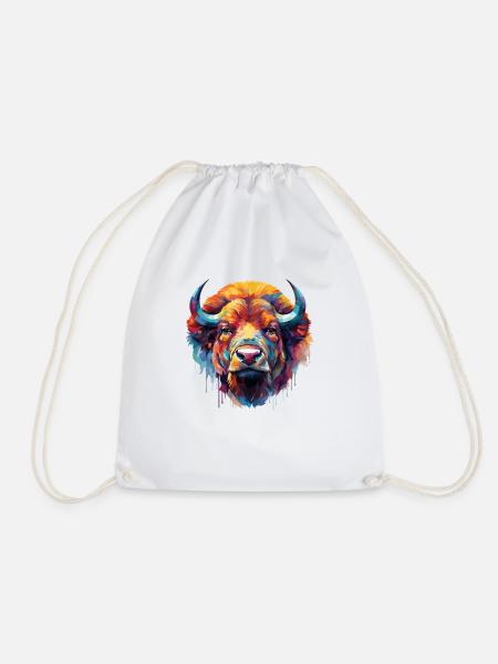 Bison - Turnbeutel - Weiß