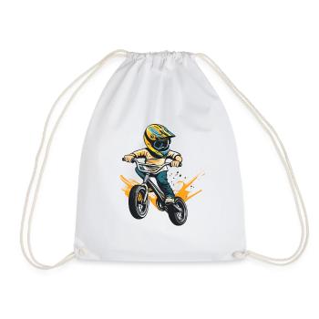 BMX pour les enfants - Sac de sport léger - blanc - Devant