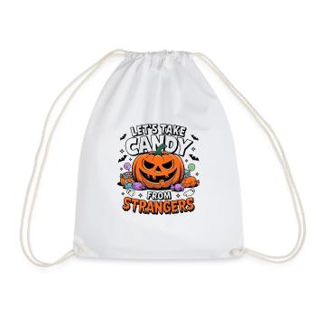 Prenons des bonbons de Strangers Funny Halloween - Sac de sport léger - blanc - Devant