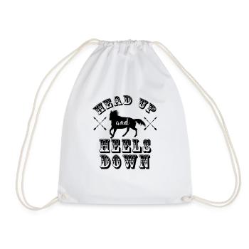 Drôle de dicton de cheval - Sac de sport léger - blanc - Devant