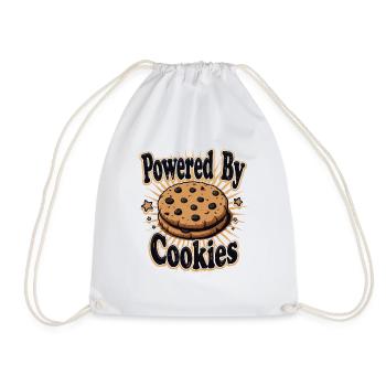 PROPULSÉ PAR LES COOKIES - Sac de sport léger - blanc - Devant