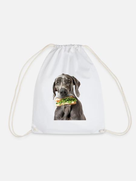 Deutsche Dogge - Turnbeutel - Weiß