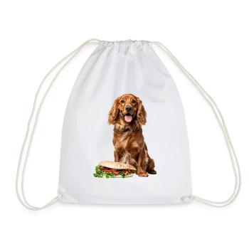 Irish Setter - Turnbeutel - Weiß - Vorne