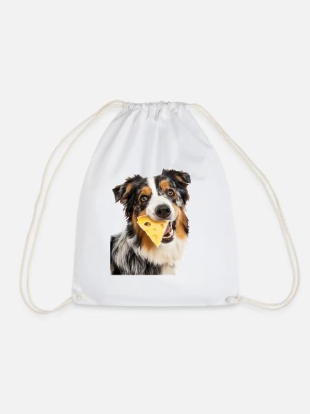 Australischer Schäferhund - Turnbeutel - Weiß
