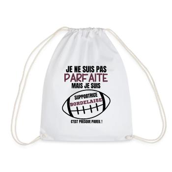 Supportrice Bordelaise Rugby - Sac de sport léger - blanc - Devant