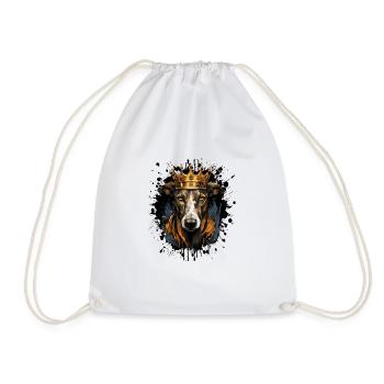 Chien Chien Animal - Sac de sport léger - blanc - Devant
