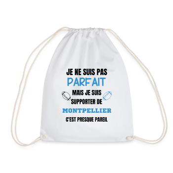 Supporter Parfait Montpellier Rugby - Sac de sport léger - blanc - Devant