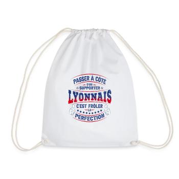 Supporter Lyonnais - Beau Gosse de Lyon - Sac de sport léger - blanc - Devant