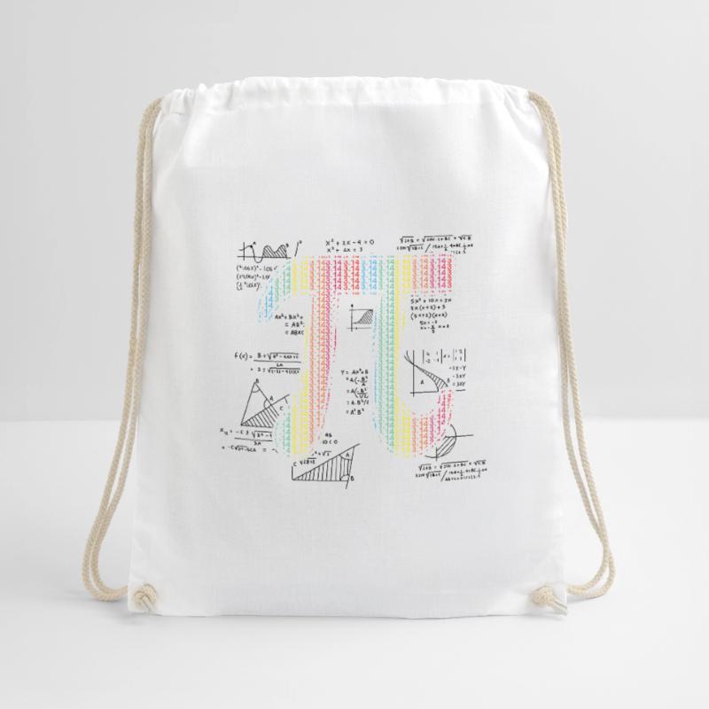 Pi Day Math Formula Artwork Numbers Creative Drawstring Bag