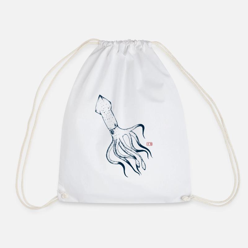 Pieuvre - Sac de sport léger - blanc