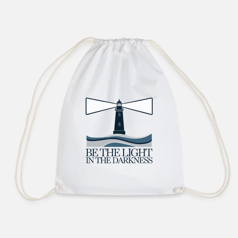 LIGHTHOUSES - Drawstring Bag - white