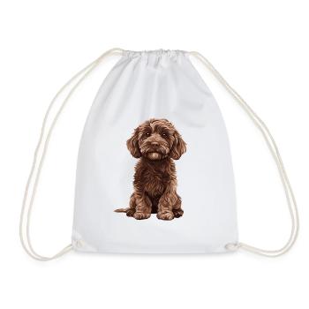 Labradoodle - Turnbeutel - Weiß - Vorne