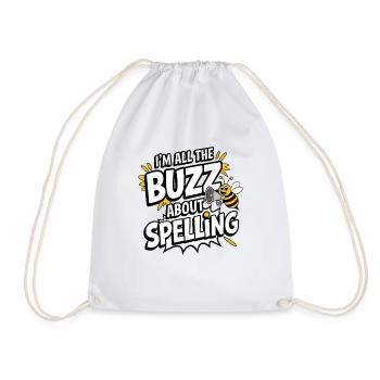 Concours de mots Spelling Bee Champion - Sac de sport léger - blanc - Devant