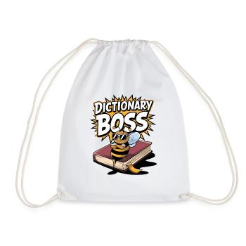 Concours de mots Spelling Bee Champion - Sac de sport léger - blanc - Devant