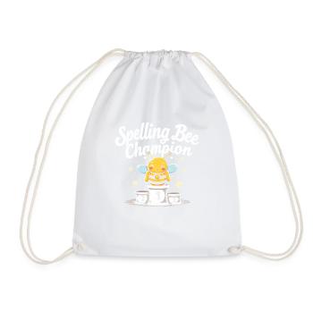 Concours de mots Spelling Bee Champion - Sac de sport léger - blanc - Devant