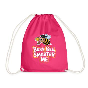 Spelling Bee Champion Word Contest - Drawstring Bag - fuchsia - Front