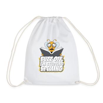 Concours de mots Spelling Bee Champion - Sac de sport léger - blanc - Devant