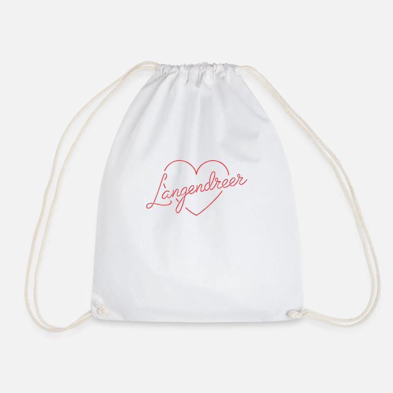 Love Langendeer - Turnbeutel - Weiß
